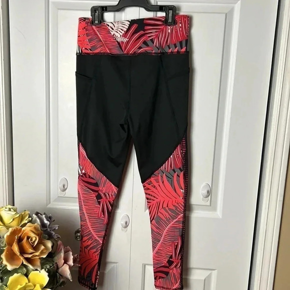 TAIL Hi Rise wide band women leggings with side inserts pockets color  tropics - Picture 10 of 16